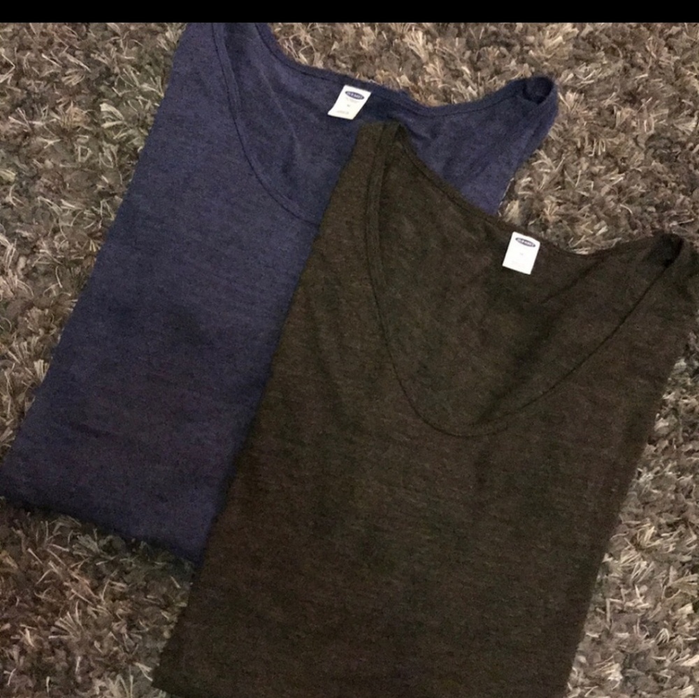 2 old navy tunic tees
